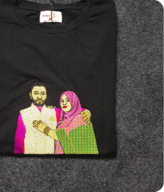 Custom embroidered product