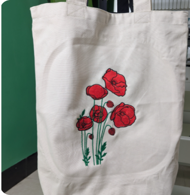 Custom embroidered product