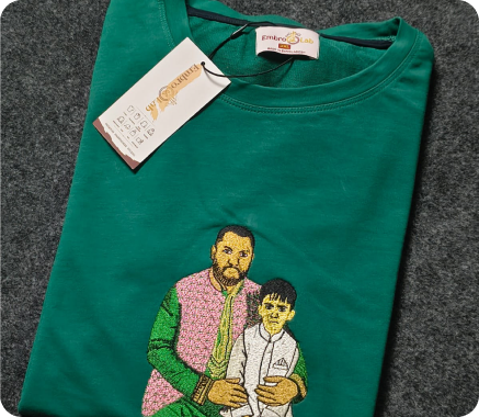 Custom embroidered product